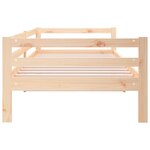 vidaXL Lit de jour sans matelas 80x200 cm bois de pin massif