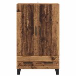 vidaXL Haut Armoire Bois Ancien 69 5 x 30 x 115 cm Bois d'ingénierie