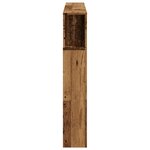 vidaXL Tête de lit à LED vieux bois 140x18 5x103 5cm bois d'ingénierie
