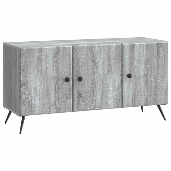 vidaXL Meuble TV Sonoma gris 99 x 34 5 x 50 cm Bois d'ingénierie