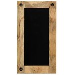 vidaXL Miroir Bois massif de manguier 50 x 110 cm