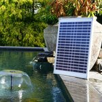 Ubbink Jeu de pompe de fontaine de jardin SolarMax 1000 avec panneau