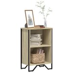vidaXL Bibliothèque chêne sonoma 50x31x74 5 cm bois d'ingénierie