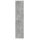vidaXL Buffet haut gris béton 45x41x185 cm bois d'ingénierie