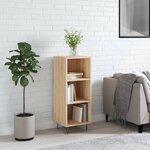 vidaXL Buffet chêne sonoma 34 5x32 5x90 cm bois d'ingénierie