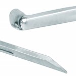 vidaXL Piquets de tente 24 Pièces 22 cm Ø20 mm acier galvanisé