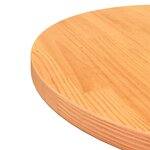 vidaXL Dessus de table rond cire marron Ø60x2 5 cm bois de pin massif