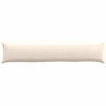 vidaXL Coussins de canapé 2 Pièces Beige 200 x 40 cm tissu