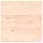 vidaXL Étagère murale 40x40x2 cm bois de chêne massif non traité