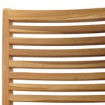 vidaXL Chaises de jardin Pliant Marron 52 x 64 5 x 108 cm