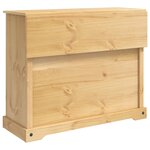 VidaXL Rangement de cuisine Cire de Miel 112 x 70 x 91 5 cm Pin massif