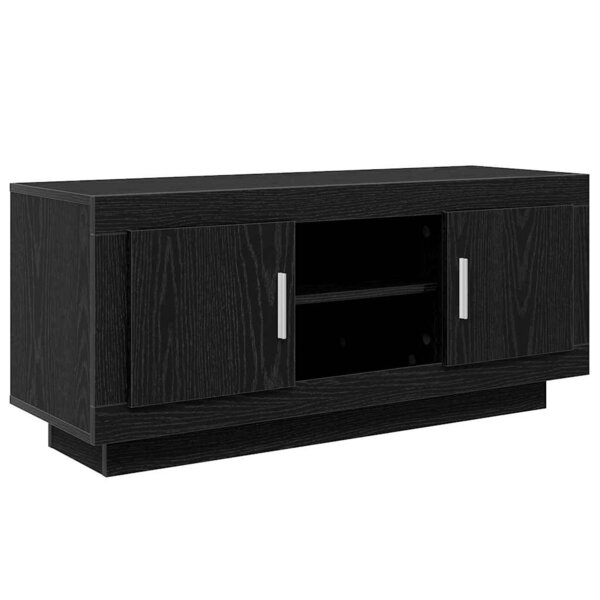 vidaXL Meuble TV Chêne noir 102 x 35 x 45 cm Bois d'ingénierie