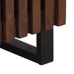 vidaXL Meuble TV marron 100x34x46 cm bois massif manguier