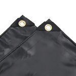 vidaXL Bâche noir 2 5x4 5 m 650 g/m²