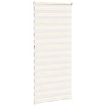vidaXL Store zèbre beige marbré largeur du tissu 105 9 cm polyester
