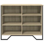 vidaXL Buffet chêne sonoma 91x35 5x74 5 cm bois d'ingénierie