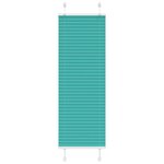 vidaXL Store plissé vert pétrole 45x100 cm largeur du tissu 44 4 cm