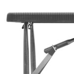 vidaXL Bancs de jardin pliables 2 Pièces 180 cm PEHD Noir