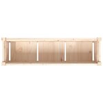 vidaXL Jardinières avec pieds 110x31x70 cm bois de pin massif