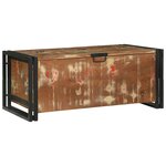 vidaXL Table basse Marron 90 x 50 x 38 cm bois de récupération massif