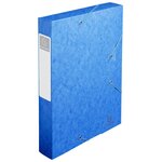 Boite De Classement Cartobox Dos 60mm Carte Lustrée - A4 - Bleu - X 10 - Exacompta