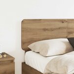 vidaXL Tête de lit Chêne artisanal 135 cm Bois d'ingénierie