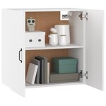 vidaXL Armoire murale Blanc 60x31x60 cm Bois d'ingénierie