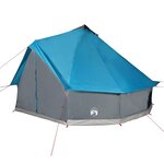vidaXL Tente familiale tipi 10 personnes bleu imperméable