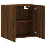 vidaXL Armoire murale chêne marron 60x31x60 cm bois d'ingénierie