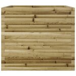 vidaXL Jardinière 80x80x68 5 cm bois de pin imprégné