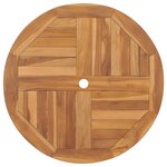 vidaXL Set de bistro de jardin pliant en 3 pièces en bois d'acacia massif
