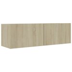 vidaXL Ensemble de meuble TV 8 Pièces Chêne sonoma Bois d'ingénierie
