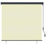 vidaXL Store roulant d'extérieur 170 x 250 cm Crème