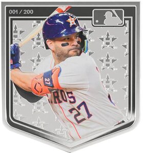 Pièce de monnaie en Argent 5 Dollars g 93.3 (3 oz) Millésime 2025 MLB Players JOSE ALTUVE MLB