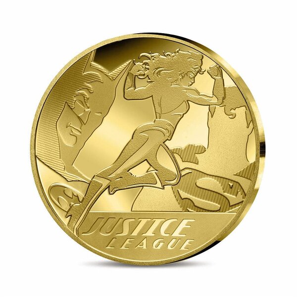 DC Comics - Monnaie de 50€ 1/4 Oz Or