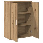 vidaXL Buffet Chêne Artisanal 60x31x84 cm Bois d'ingénierie