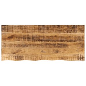 vidaXL Dessus de table 140x60x3 8cm bord vif bois massif manguier brut