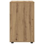 vidaXL Armoire de rangement Chêne artisanal 60 x 48 x 81 cm