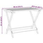vidaXL Ensemble à manger de jardin pliable 5 Pièces bois massif d’acacia