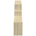 vidaXL Armoire murale 158x18x53 cm chêne sonoma bois d'ingénierie