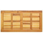vidaXL Plateau de table Marron 90 x 45 x 2 cm Bois d'acacia massif