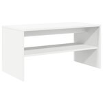 vidaXL Meuble TV Blanc 80 x 40 x 40 cm Aggloméré