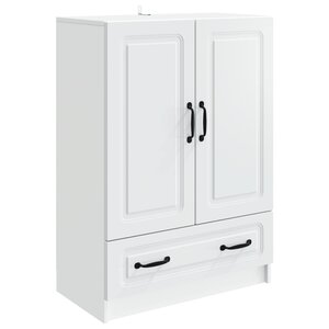 vidaXL Buffet Blanc 66 x 34 5 x 92 cm Bois d'ingénierie