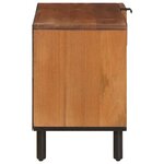 vidaXL Meuble TV avec stockage Finition Acacia Brun 80 x 33 x 46 cm