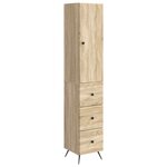 vidaXL Ensemble de Meubles 2 Pièces Chêne Sonoma 34 5 x 34 5 x 90 cm