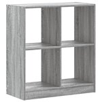 vidaXL Bibliothèque sonoma gris 68 5x32x75 cm bois d'ingénierie