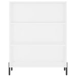 vidaXL Buffet haut Blanc 69 5x34x180 cm Bois d'ingénierie