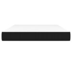 vidaXL Matelas de lit à ressorts ensachés Noir 140x200x20 cm Tissu