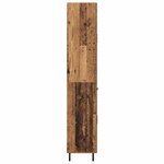 vidaXL Haut Armoire avec tiroir 2 Pièces Bois ancien Bois d'ingénierie