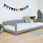 Lit enfant KIDDY 140 x 200 gris
